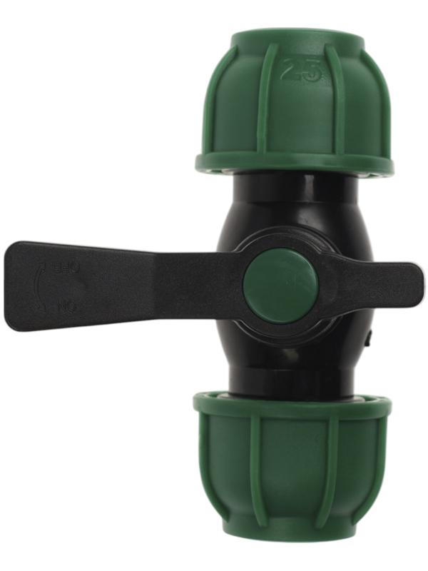 Кран шаровой ПНД ZEIN, 25 мм, цанга