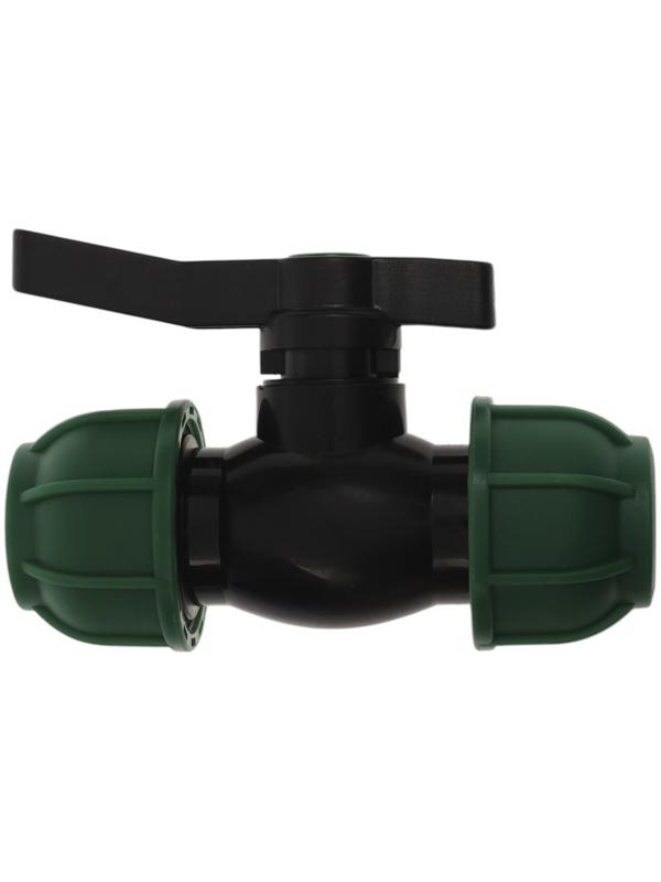 Кран шаровой ПНД ZEIN, 25 мм, цанга