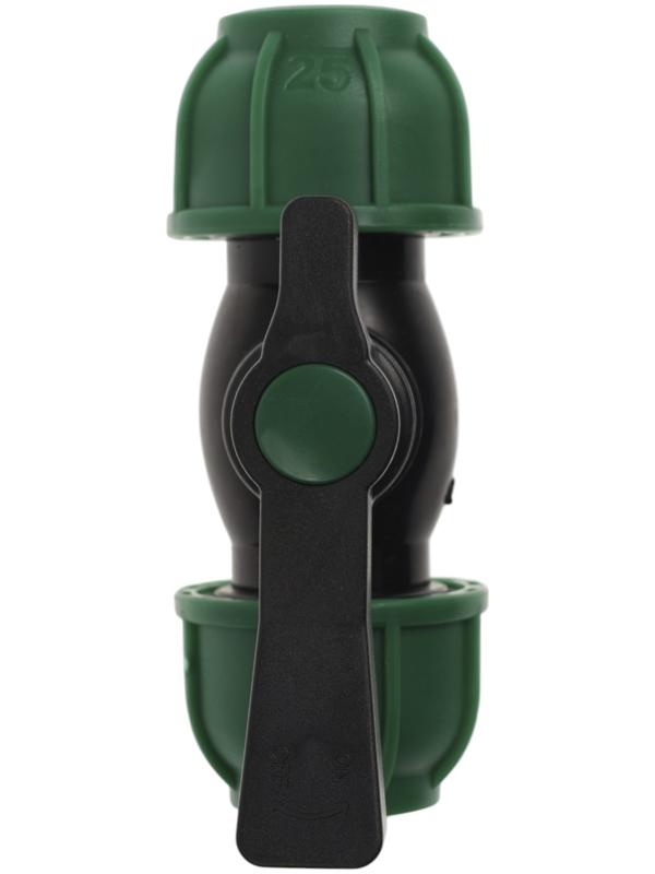 Кран шаровой ПНД ZEIN, 25 мм, цанга