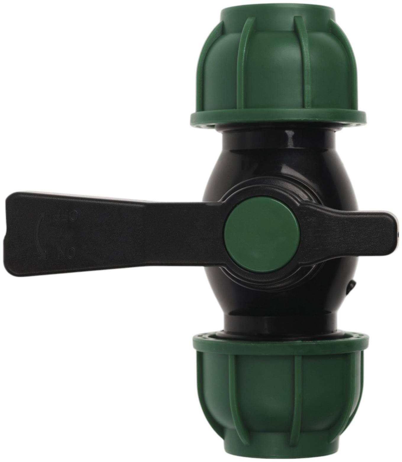 Кран шаровой ПНД ZEIN, 32 мм, цанга