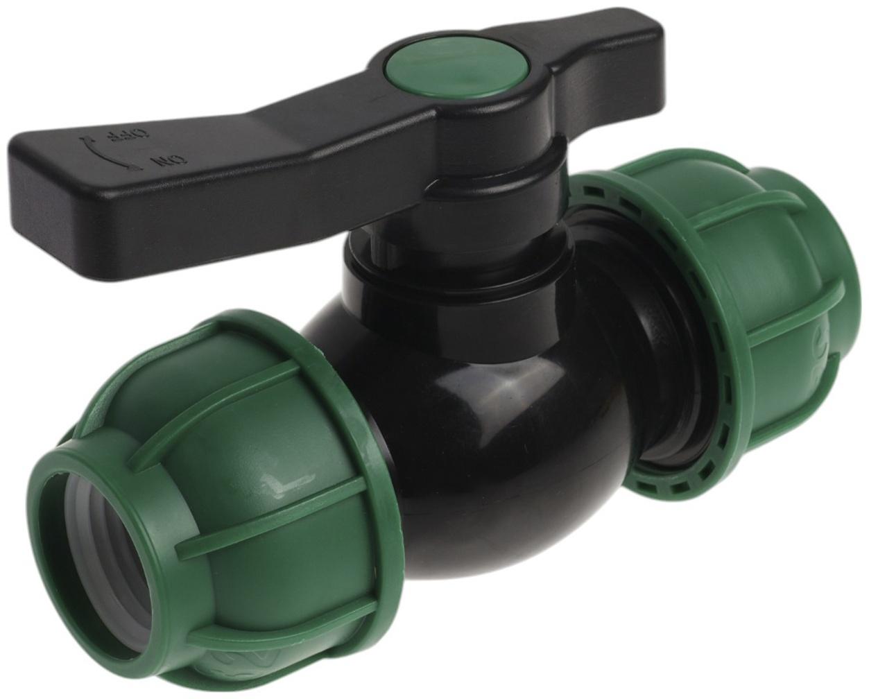 Кран шаровой ПНД ZEIN, 32 мм, цанга