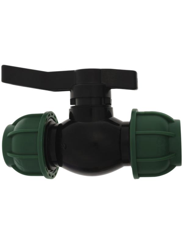 Кран шаровой ПНД ZEIN, 32 мм, цанга