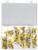 Набор червячных хомутов с «барашком» ZEIN engr, сквозная просечка, от 6 до 32 мм, 60 шт.