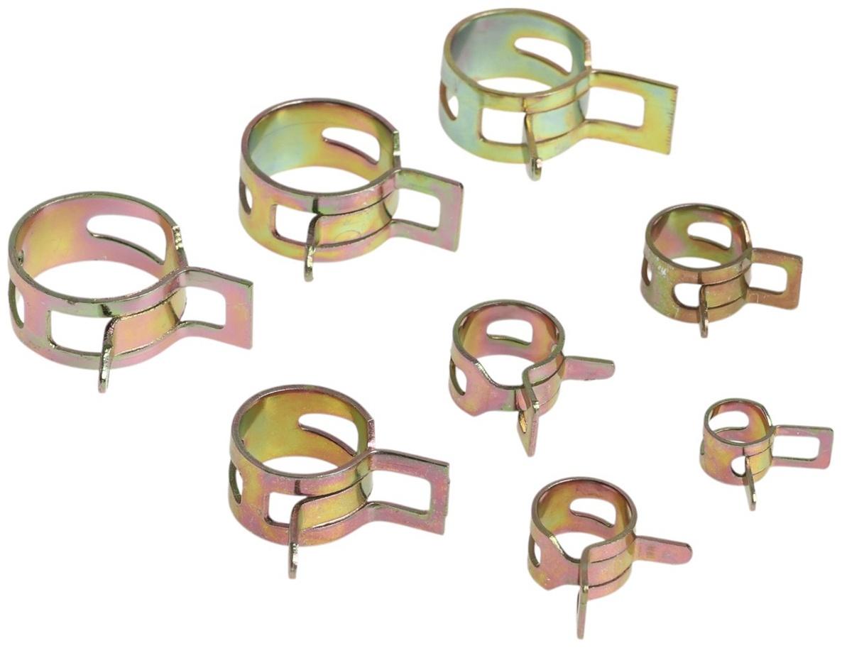 Набор пружинных хомутов ZEIN, 7-18 мм, 80 шт.