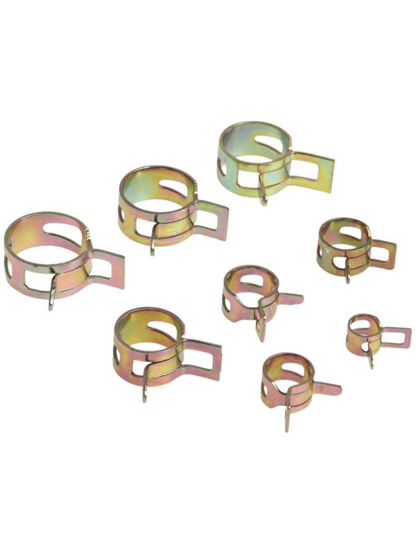 Набор пружинных хомутов ZEIN, 7-18 мм, 80 шт.