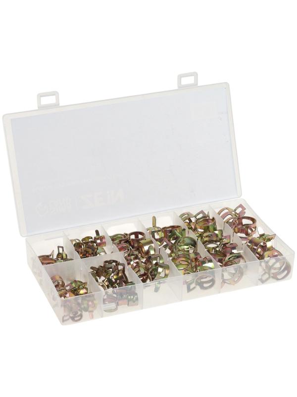 Набор пружинных хомутов ZEIN, 7-18 мм, 80 шт.