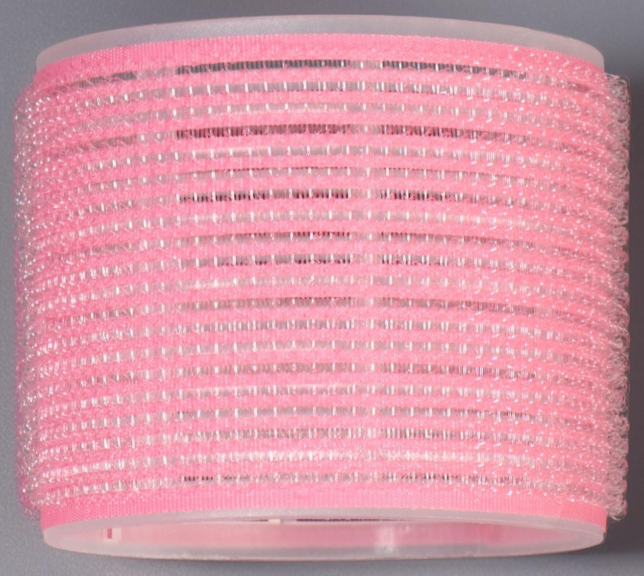 Бигуди «Липучка», d=7.5 см, 4 шт., розовый