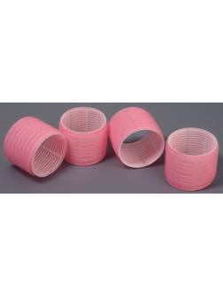 Бигуди «Липучка», d=7.5 см, 4 шт., розовый