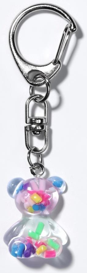 Набор детский «Выбражулька», 5 предметов: цепочка единорог, 3 пары клипс, брелок мишка