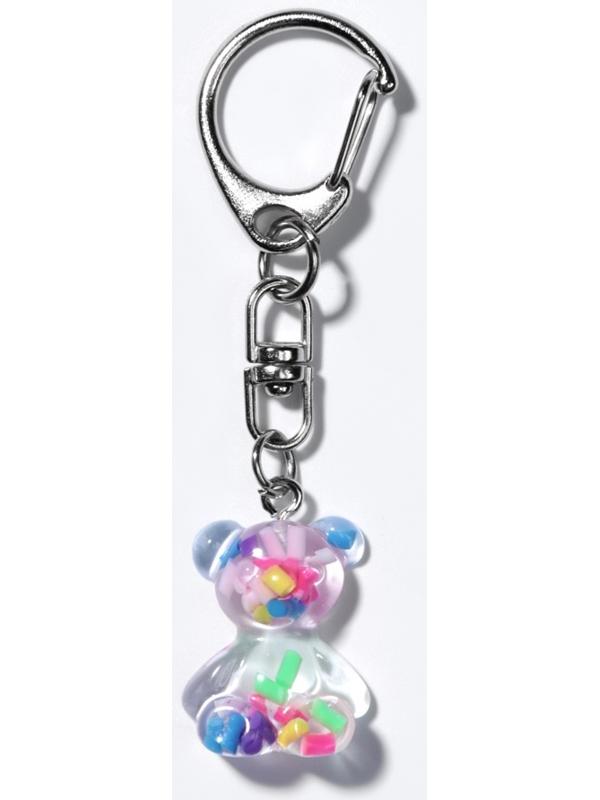 Набор детский «Выбражулька», 5 предметов: цепочка единорог, 3 пары клипс, брелок мишка