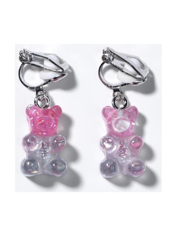 Набор детский «Выбражулька», 5 предметов: цепочка единорог, 3 пары клипс, брелок мишка