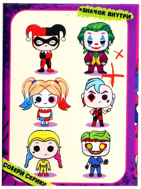 Игрушка - сюрприз «Отряд злодеев», фигурка, значок