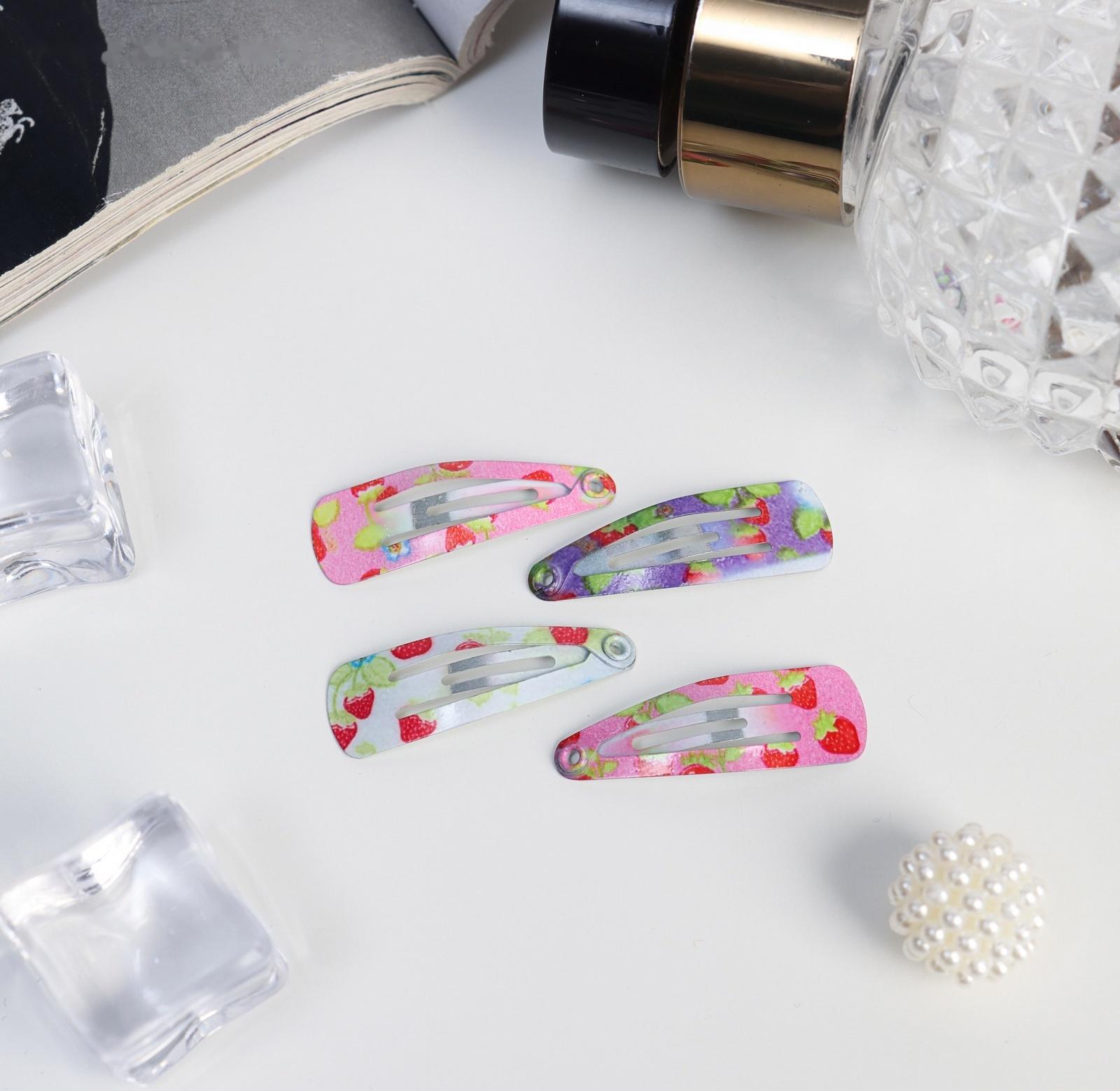 Невидимка для волос «Камилла», набор 12 шт., весна, 3 см, МИКС