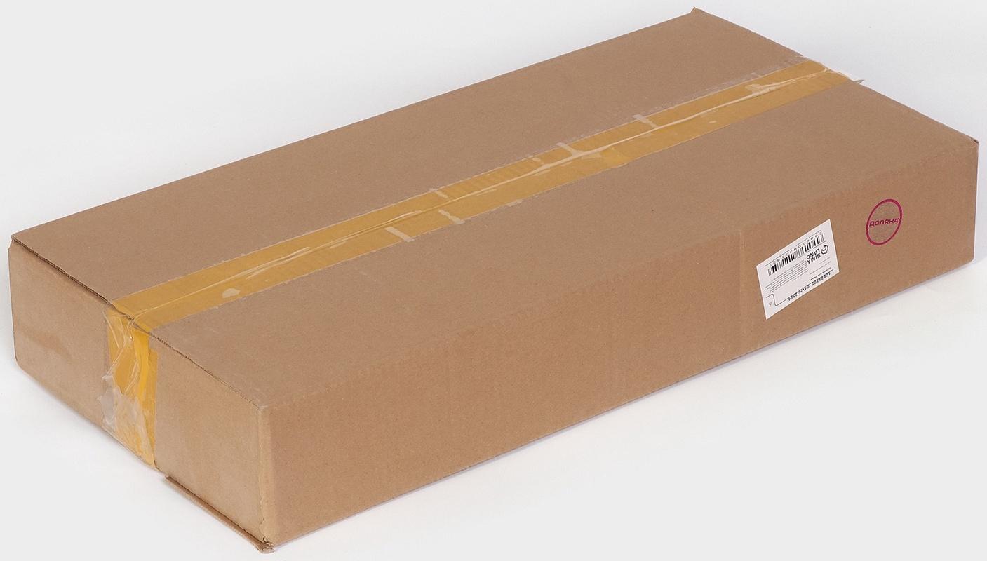 Корзина для белья складная Доляна, 56×39×95 см, чёрная, белая