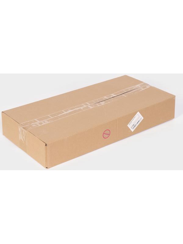 Корзина для белья складная Доляна, 28×39×95 см, чёрная, белая