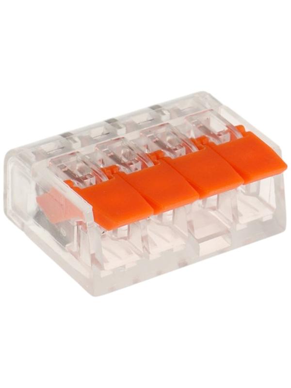 Строительно-монтажная клемма СК-321, 32А, 0.2-4 мм2, 4 отверстия, набор 10 шт