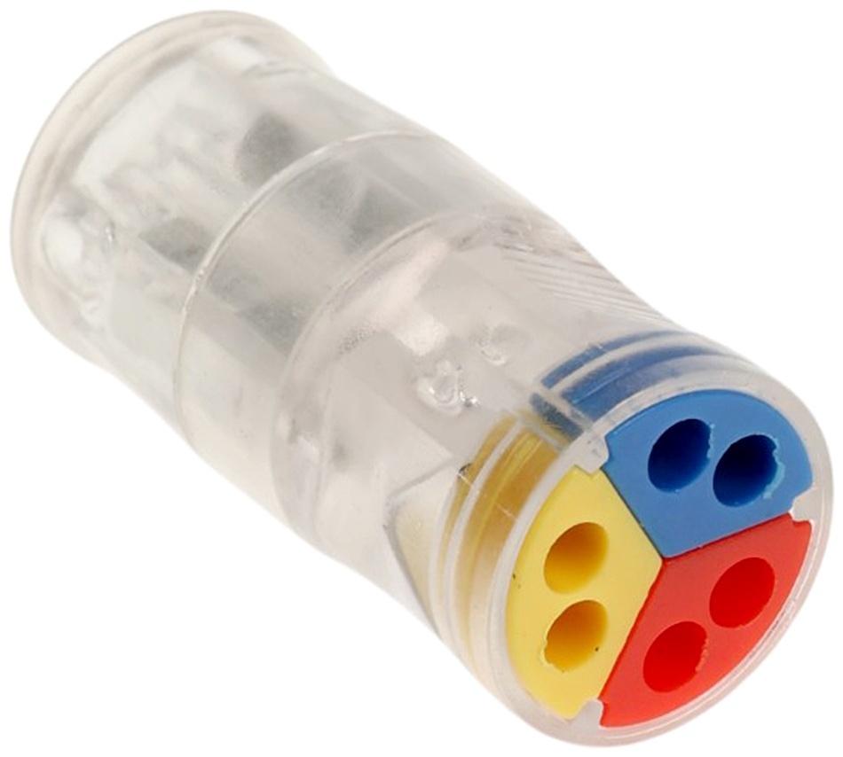 Строительно-монтажная клемма проходная СК-324 32А 0,5-2,5мм2, 6 отв, набор 5 шт