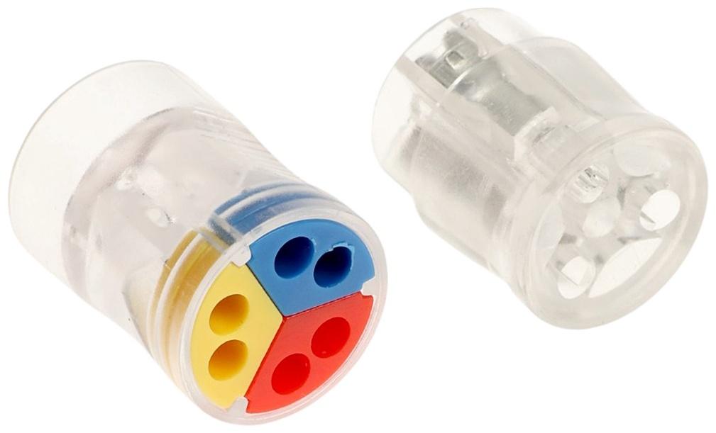 Строительно-монтажная клемма проходная СК-324 32А 0,5-2,5мм2, 6 отв, набор 5 шт