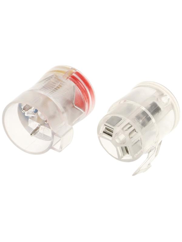 Строительно-монтажная клемма проходная СК-324 32А 0,5-2,5мм2, 6 отв, набор 5 шт