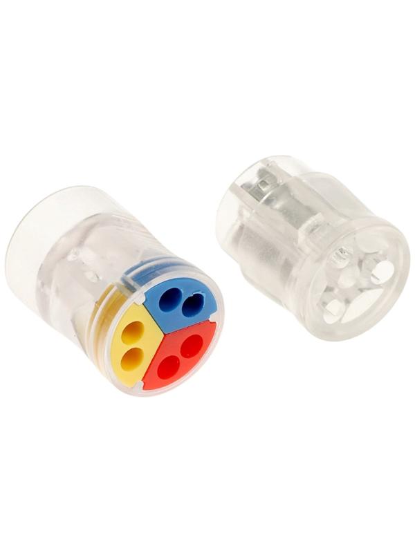 Строительно-монтажная клемма проходная СК-324 32А 0,5-2,5мм2, 6 отв, набор 5 шт