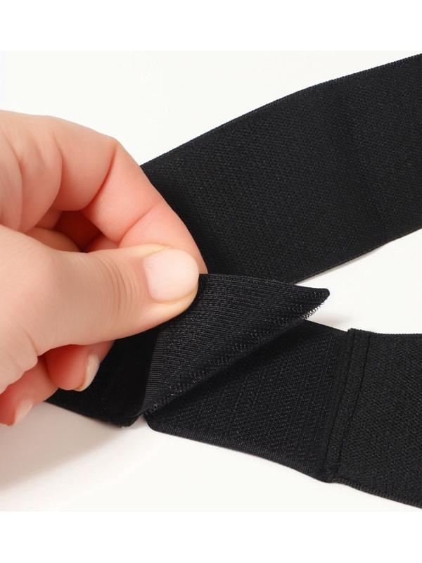 Бандаж на голеностоп, с липучкой, 60×5 см, чёрный