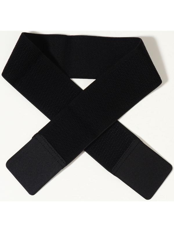 Бандаж на голеностоп, с липучкой, 60×5 см, чёрный