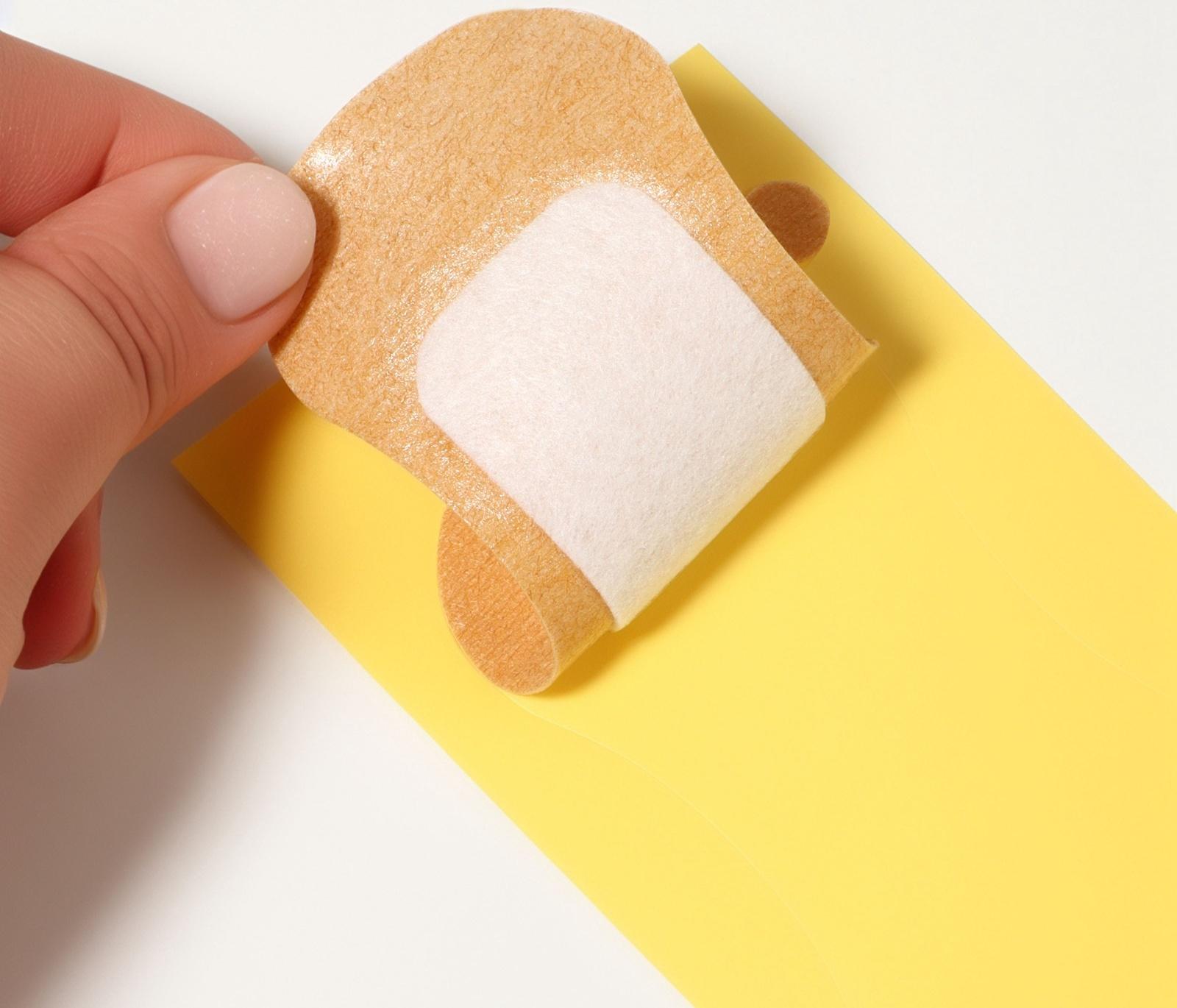 Защитные вкладыши от пота, для подмышек, одноразовые, 9.5×5.3 см, бежевые