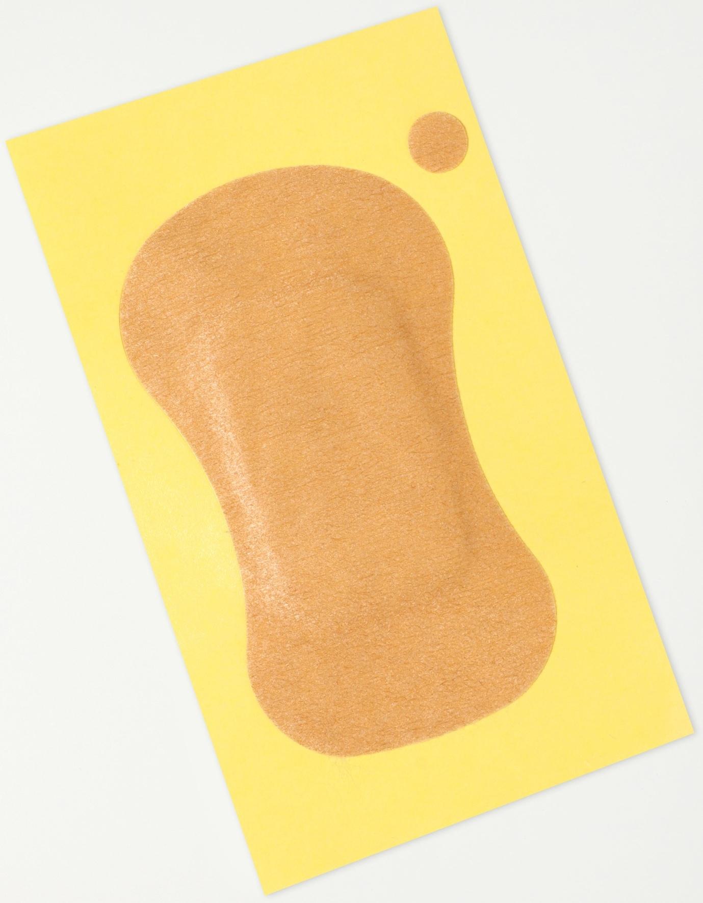 Защитные вкладыши от пота, для подмышек, одноразовые, 9.5×5.3 см, бежевые