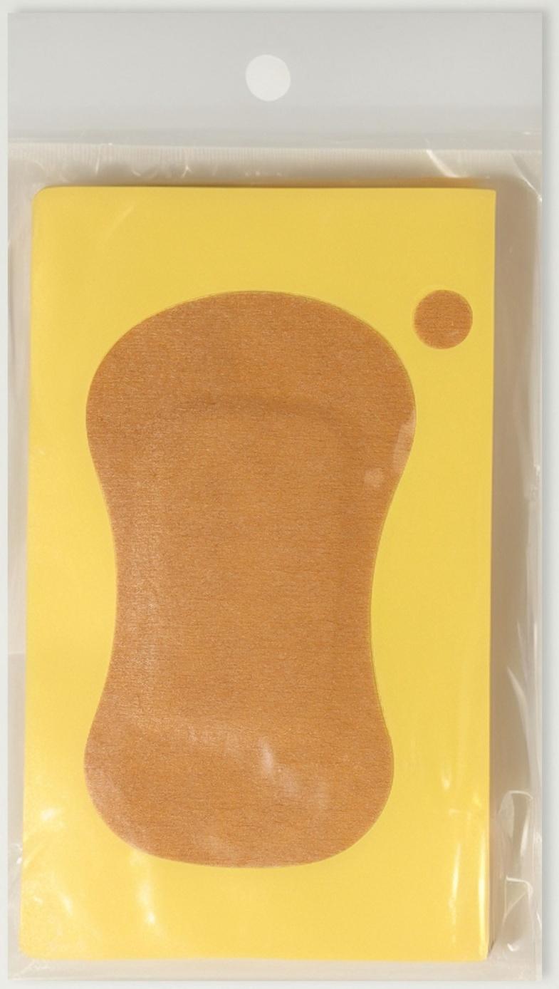 Защитные вкладыши от пота, для подмышек, одноразовые, 9.5×5.3 см, бежевые