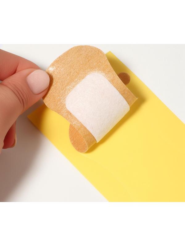 Защитные вкладыши от пота, для подмышек, одноразовые, 9.5×5.3 см, бежевые