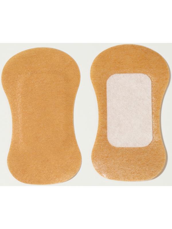 Защитные вкладыши от пота, для подмышек, одноразовые, 9.5×5.3 см, бежевые