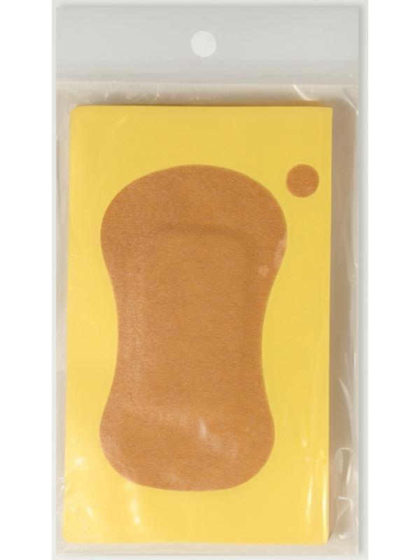 Защитные вкладыши от пота, для подмышек, одноразовые, 9.5×5.3 см, бежевые