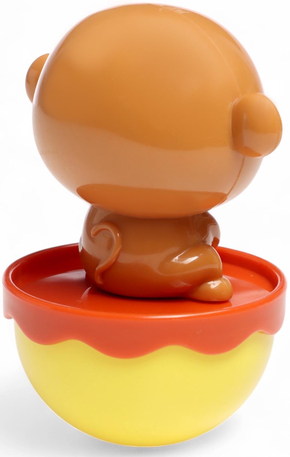 Неваляшка детская «Обезьянка», коричневый