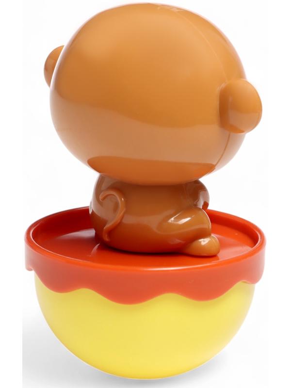 Неваляшка детская «Обезьянка», коричневый