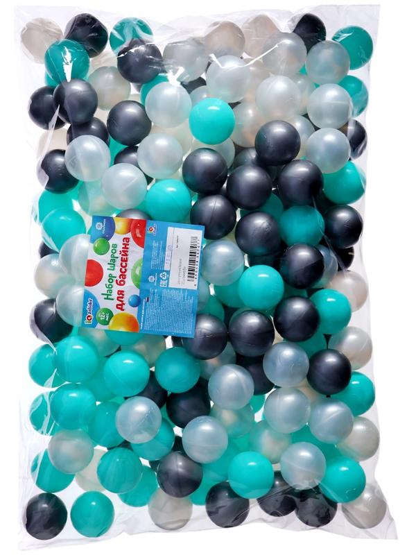 Шарики для сухого бассейна, диаметр 5 см, разноцветные, 200 шт.