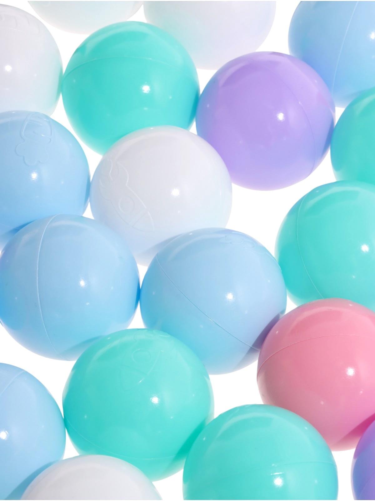 Шарики для сухого бассейна, диаметр 5 см, разноцветные, 200 шт.