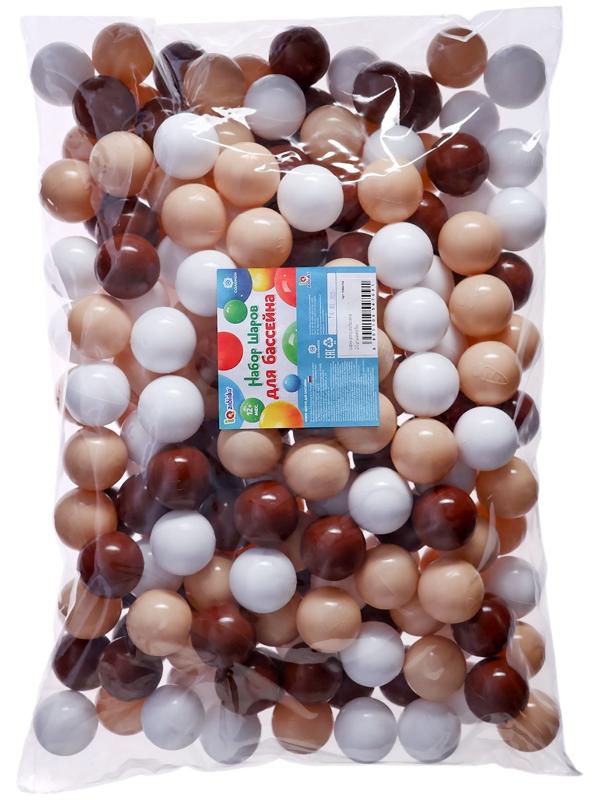 Шарики для сухого бассейна, диаметр 5 см, разноцветные, 200 шт.