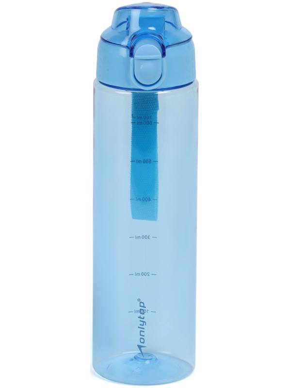 Бутылка для воды Onlytop, 700 мл, цвет синий