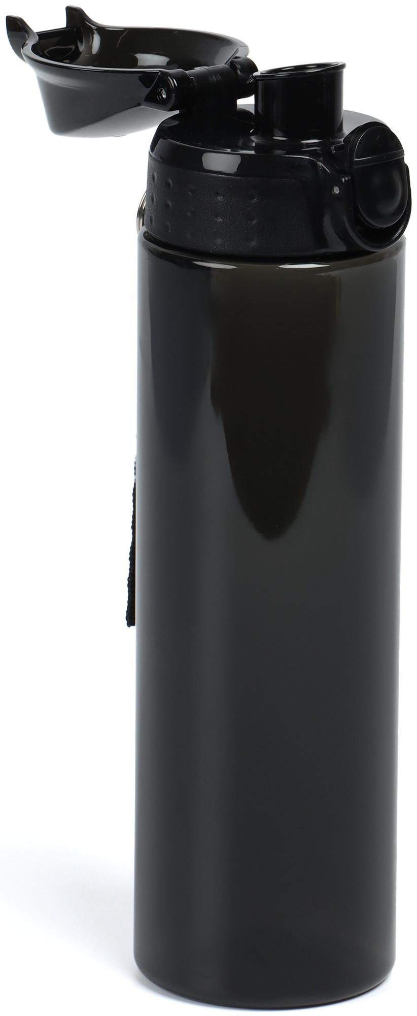 Бутылка для воды Onlytop, 700 мл, цвет черный