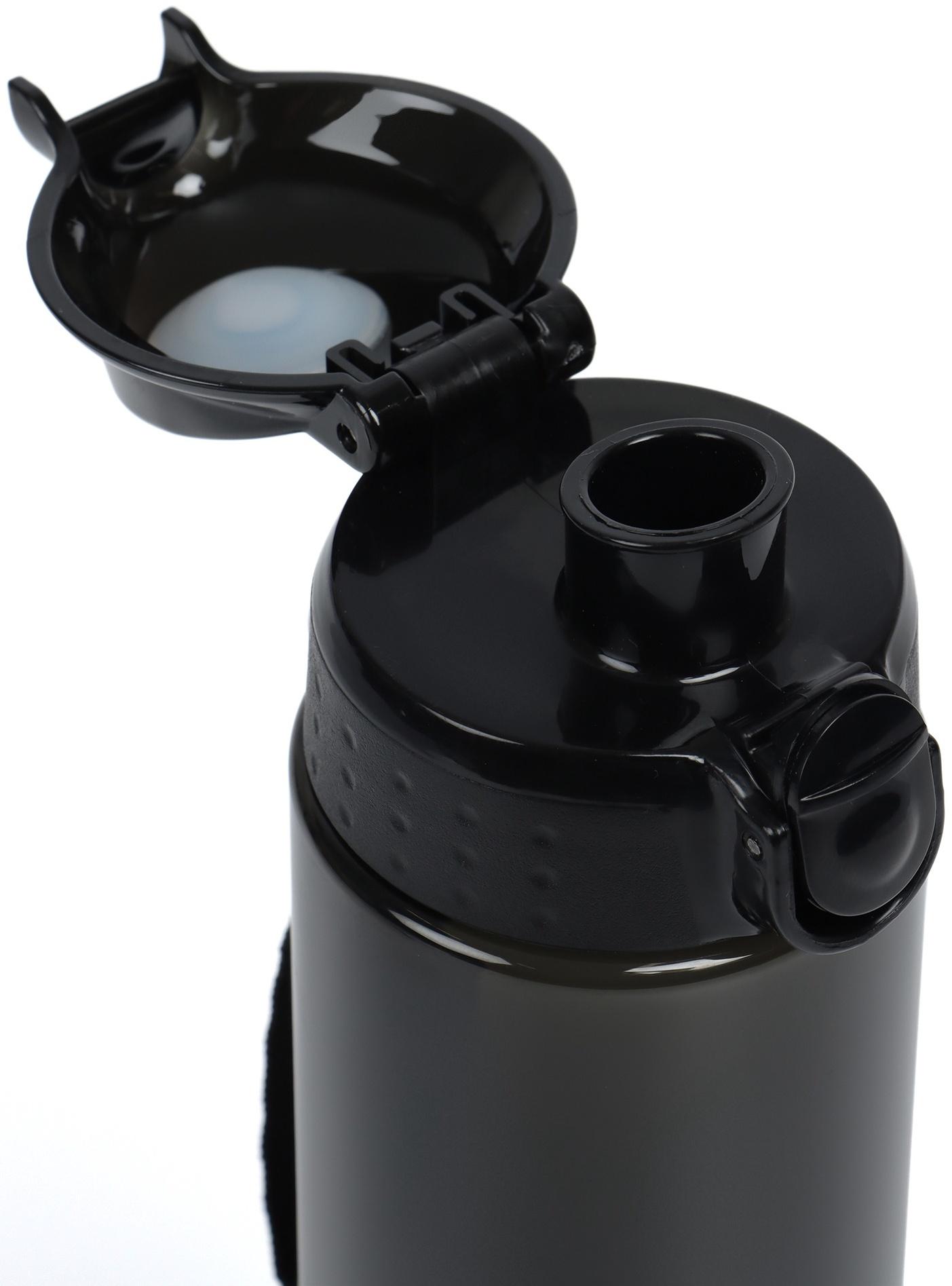 Бутылка для воды Onlytop, 700 мл, цвет черный