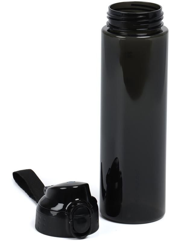Бутылка для воды Onlytop, 700 мл, цвет черный