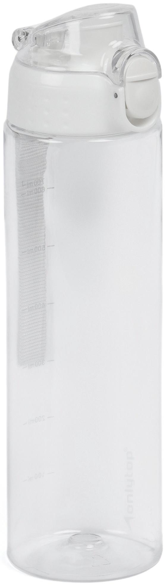 Бутылка для воды Onlytop, 700 мл, цвет белый