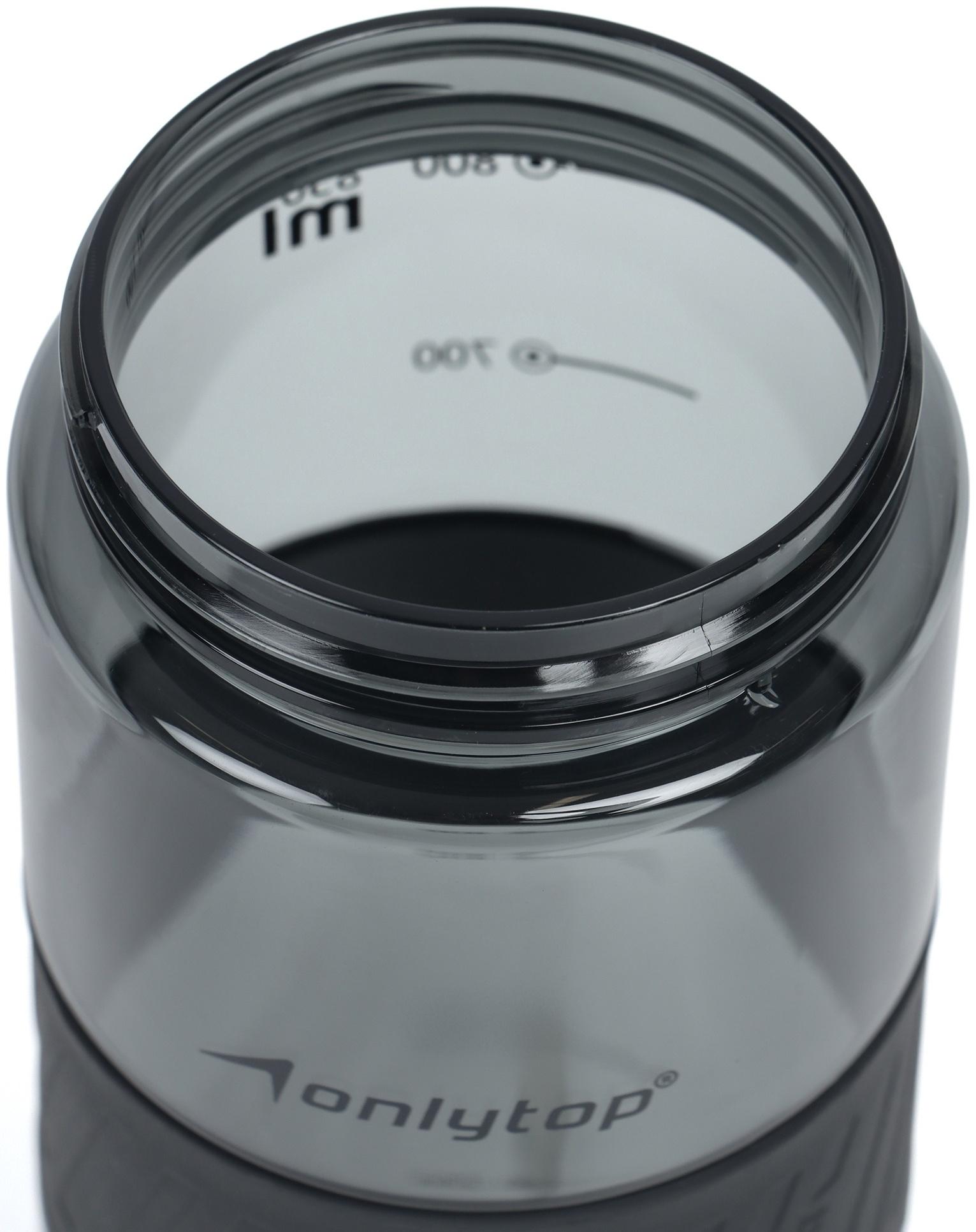 Бутылка для воды Onlytop, 850 мл, цвет черный