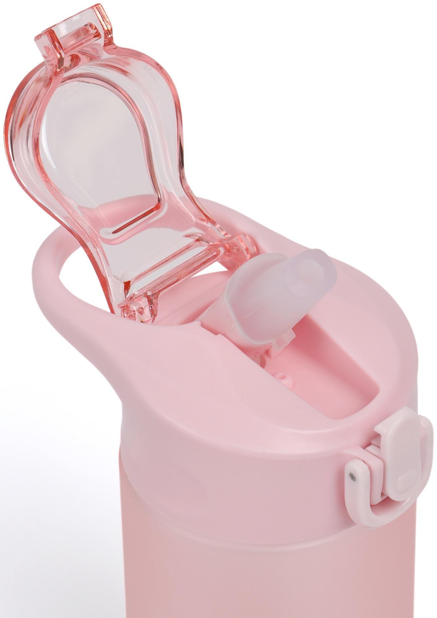 Бутылка для воды Onlytop, 550 мл, цвет розовый