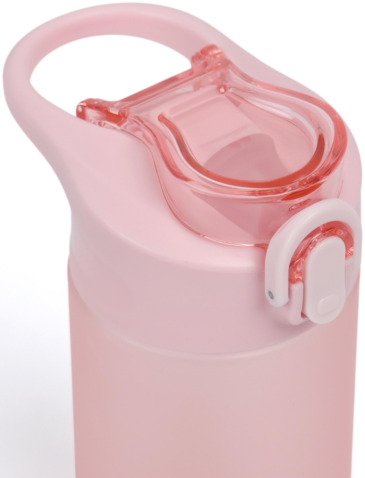 Бутылка для воды Onlytop, 550 мл, цвет розовый