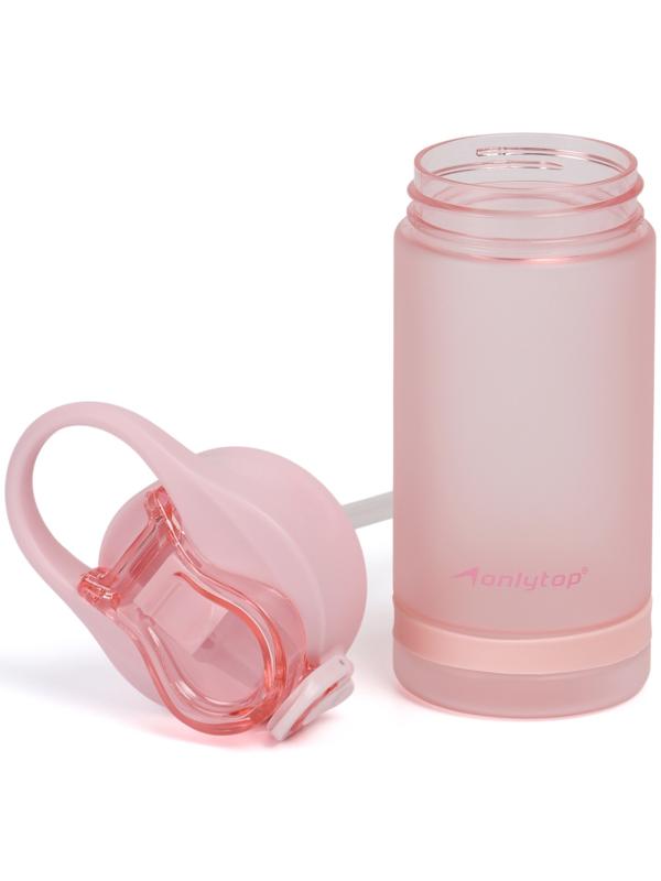 Бутылка для воды Onlytop, 550 мл, цвет розовый