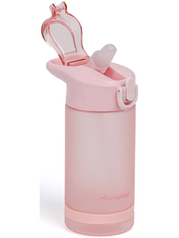 Бутылка для воды Onlytop, 550 мл, цвет розовый