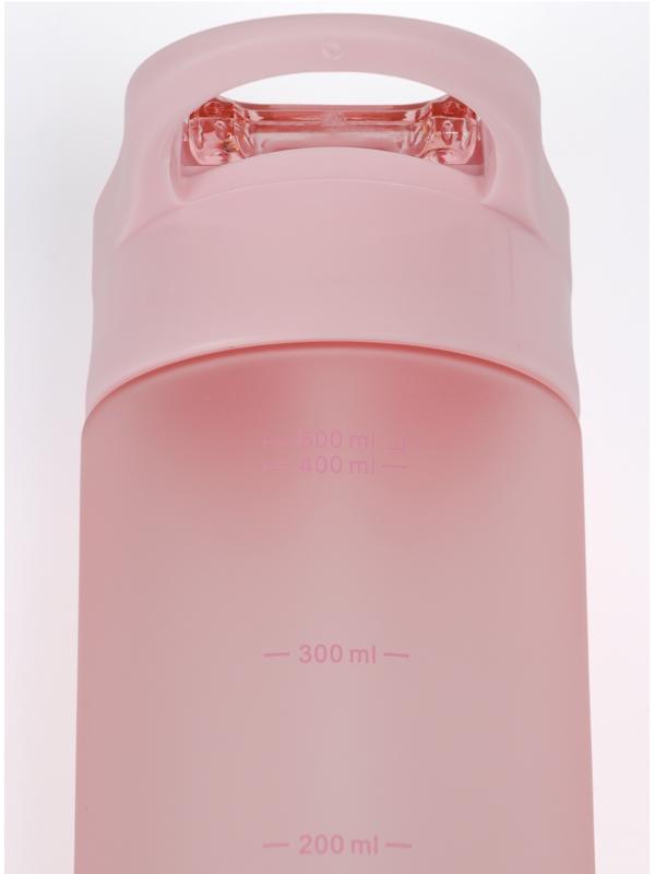 Бутылка для воды Onlytop, 550 мл, цвет розовый