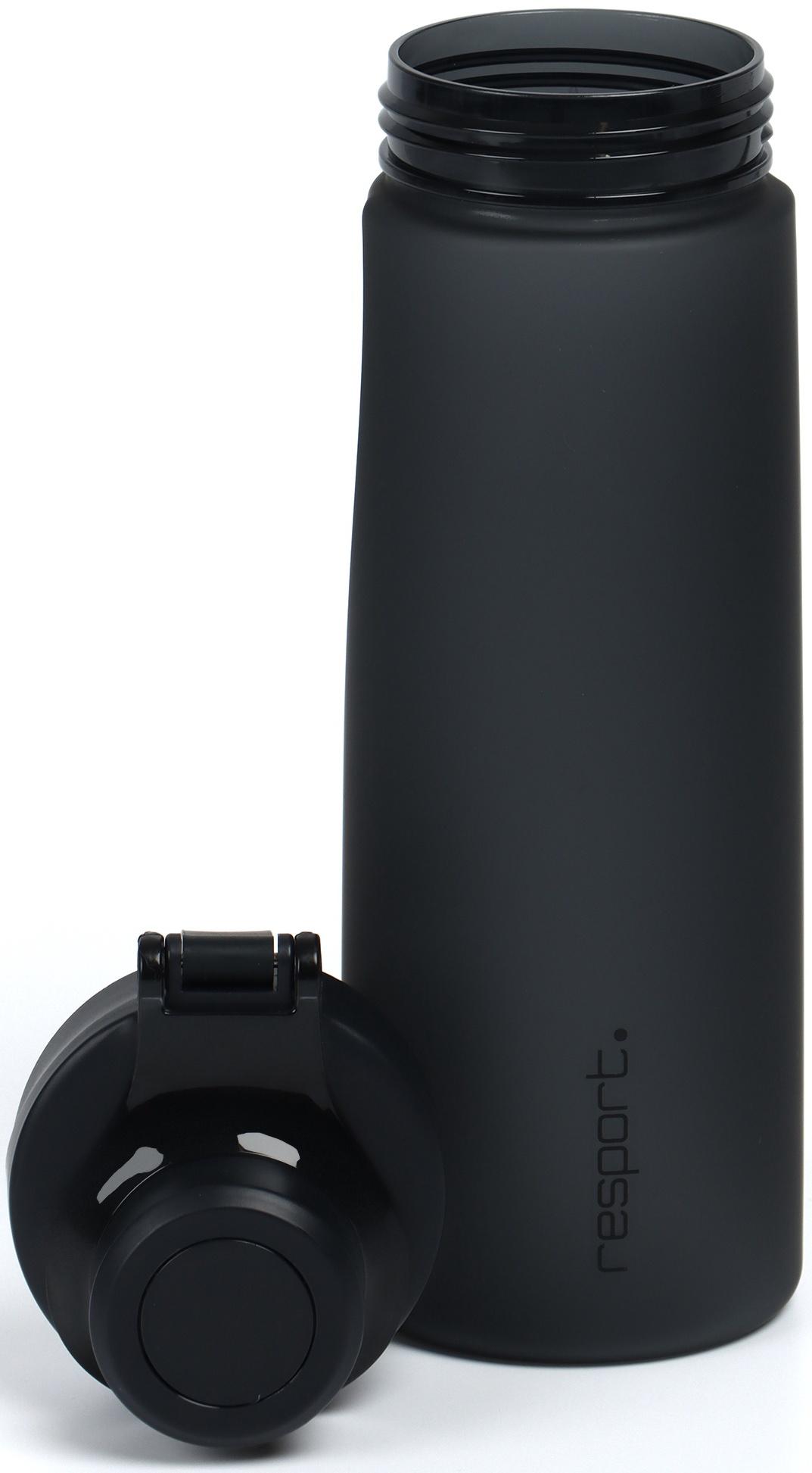 Бутылка для воды Resport, 700 мл. цвет черный