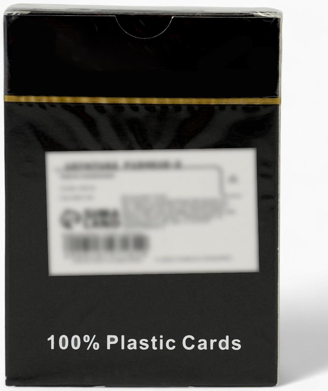 Карты игральные пластиковые 54 шт. Poker Club, для игры в покер, 9×6 см, синяя рубашка